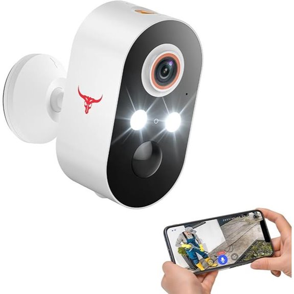 1080p Wireless Security Camera with AI Detection