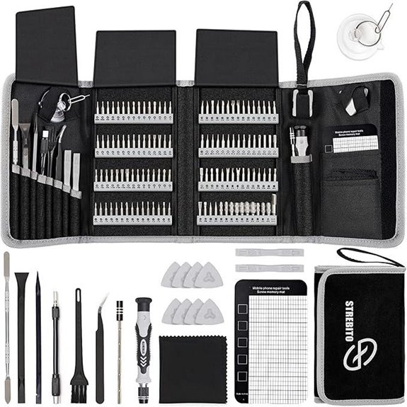 STREBITO 142-Piece Precision Magnetic Screwdriver Set