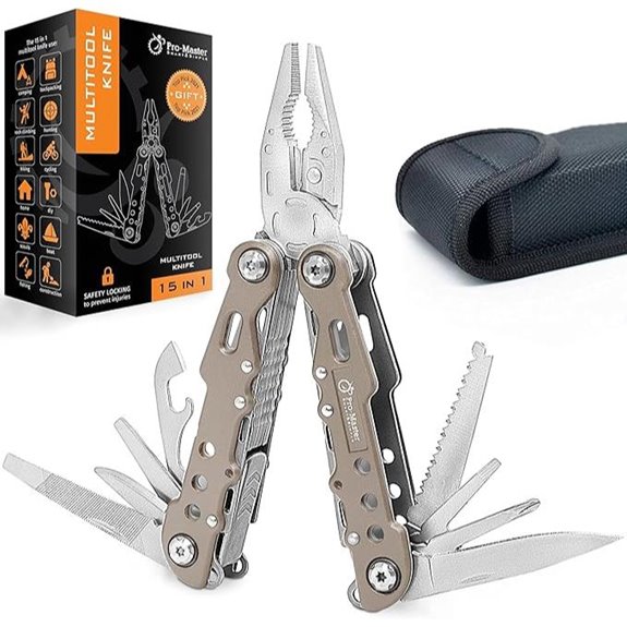 15 in 1 stainless steel multitool