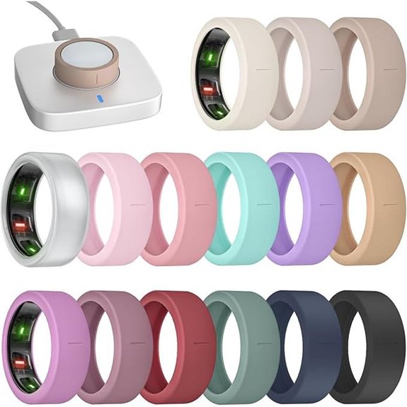 15 Pack Ultra-Thin Ring Covers for Oura/RingConn Gen 2+ Protectors
