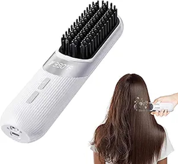 2 in 1 hair styling brush