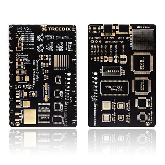 2PCS SMD Ruler Chip IC Measuring Tool for Engineers