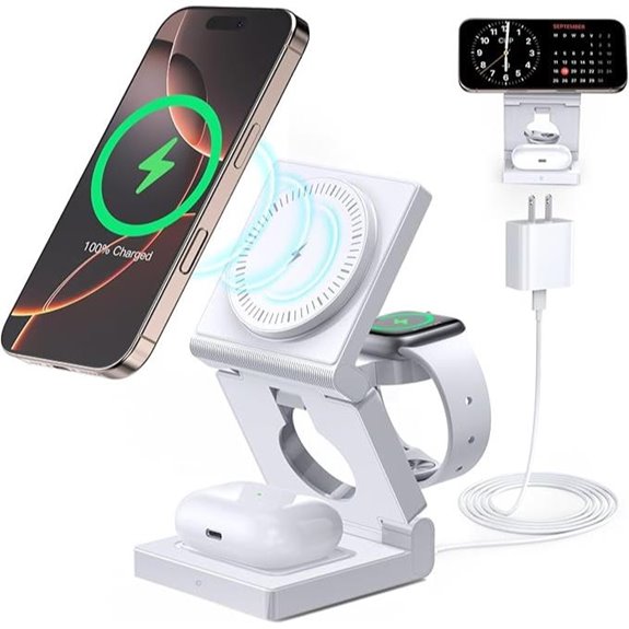 3 in 1 foldable wireless charger