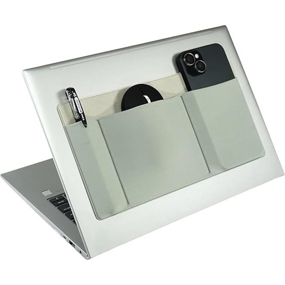 3-Pocket Laptop Mouse & Drive Organizer (Gray)