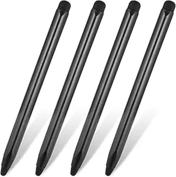 4 Pack Smart Board Pens Stylus for Smartboards Black