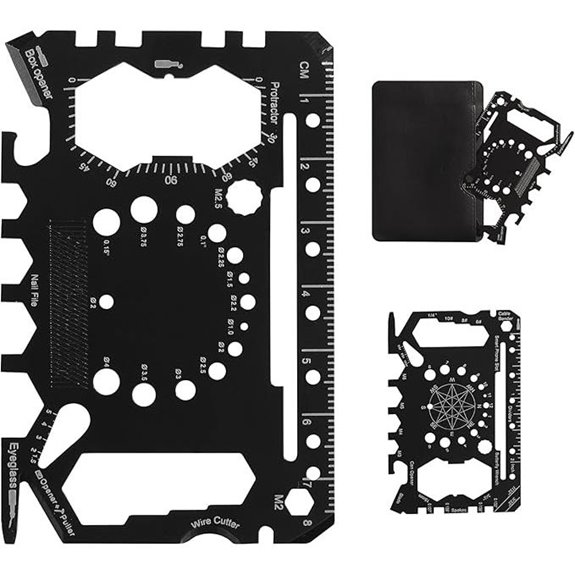52-in-1 Minimalist Card Multitool Wallet Tool