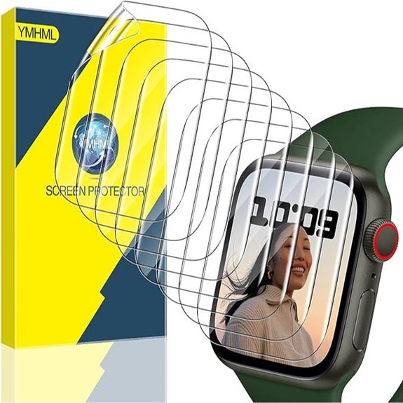 8-Pack Screen Protectors for Apple Watch 40mm SE Series