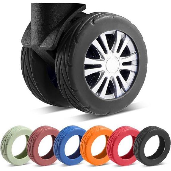 8 pcs luggage wheel covers
