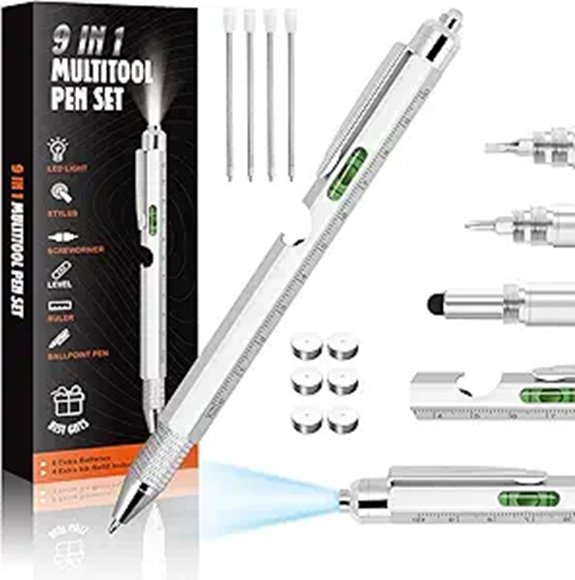 9-in-1 Tech Pen Gift for Men Personalized Dad Gift