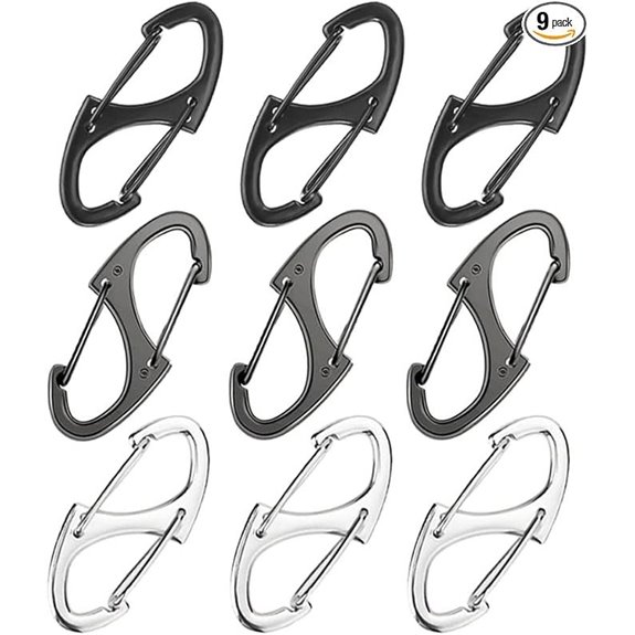 9Pcs Zipper Clip Theft Deterrent Clips for Travel Bags