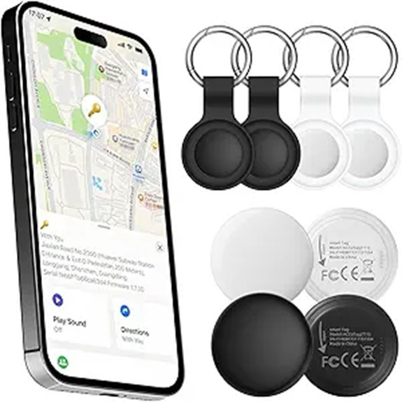 Air Tracker Tags 4 Pack for Apple Find My