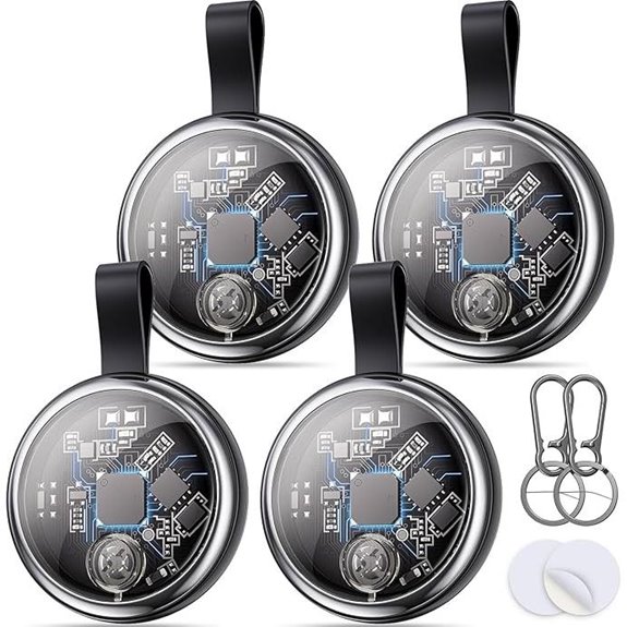 Air Tracker Tags 4-Pack for Apple Find My (iOS)