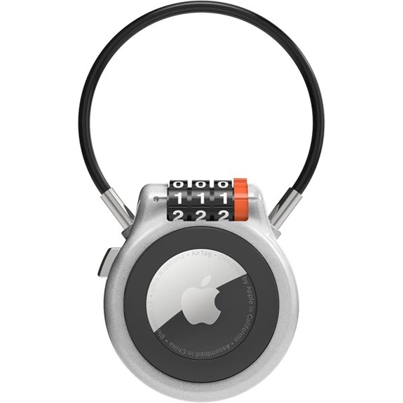 airtag holder with lock