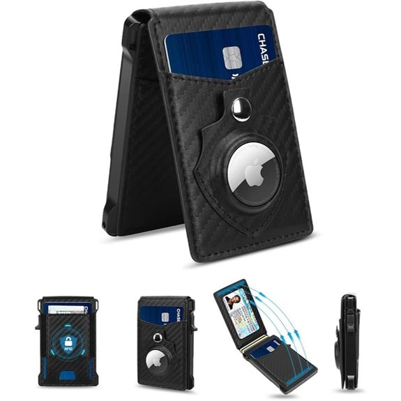 Airtag Wallet for Men with RFID Block 9-13 Cards