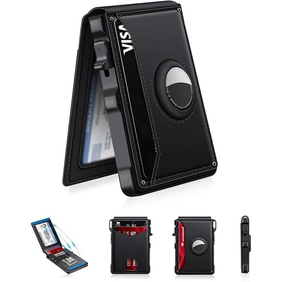 Airtag Wallet for Men with RFID Blocking Wallet