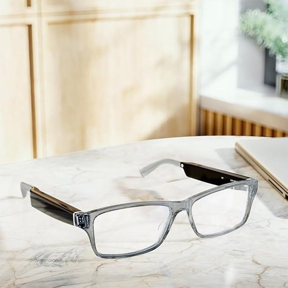 Amazon Echo Frames with Alexa Charcoal Gray Glasses