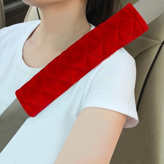Amooca Soft Seat Belt Cover Pad (2-Pack)