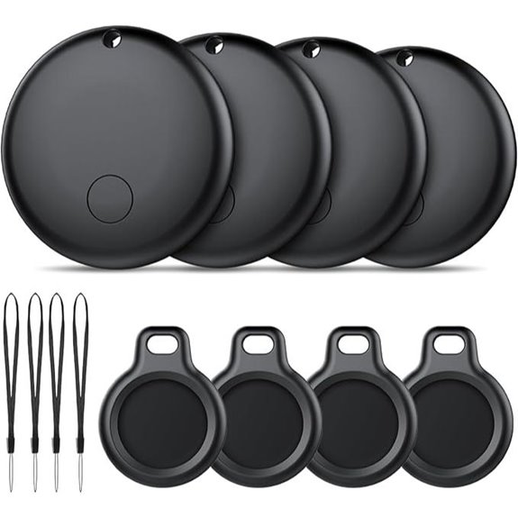 Android Bluetooth Tracker Tags (4-Pack) for Find My Device (Android)