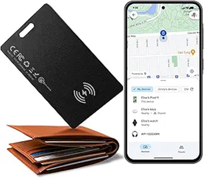 Android Wallet Tracker Card with GPS Finder IP68 Waterproof