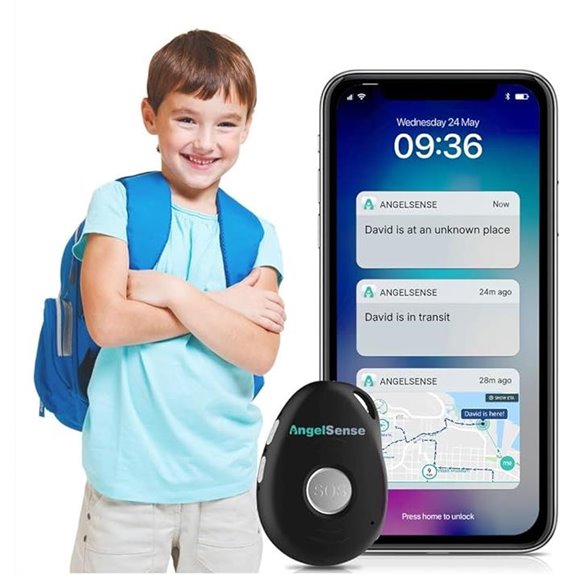 AngelSense GPS Tracker for Kids & Special Needs (SOS)