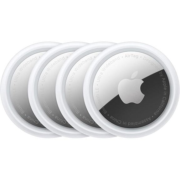 Apple AirTag 4 Pack: Track Keys Wallet Luggage More