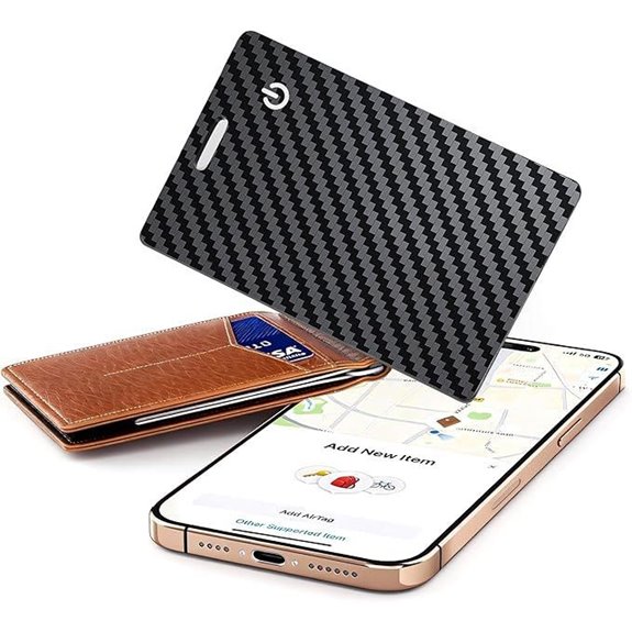 Apple Find My Wallet Tracker Card with GPS & IP68 Waterproof