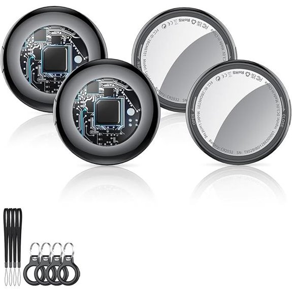 Apple MFi Air Tracker Tags 4 Pack for Find My