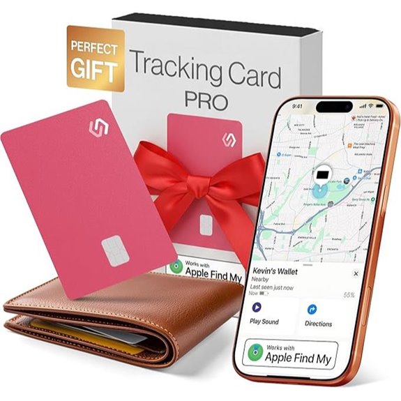 Valentines Day Gift: Apple MFi Tracker Wallet Pink