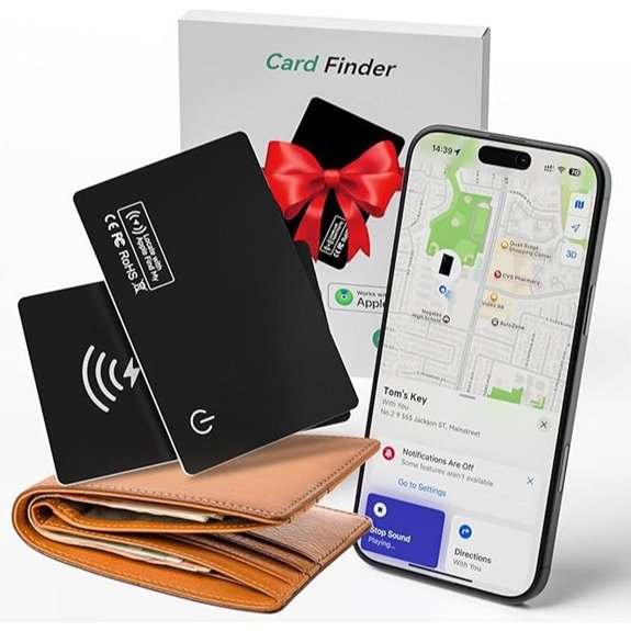 Apple MFi Wallet Tracker Card | Ultra Slim IP68 Bluetooth