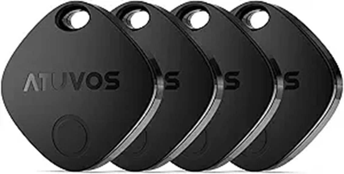 ATUVOS Air Tracker Tags: Bluetooth Luggage Finder Pack