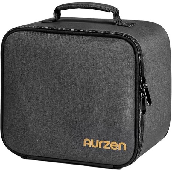 Aurzen Projector Case with Accessories Storage Compatible Projectors