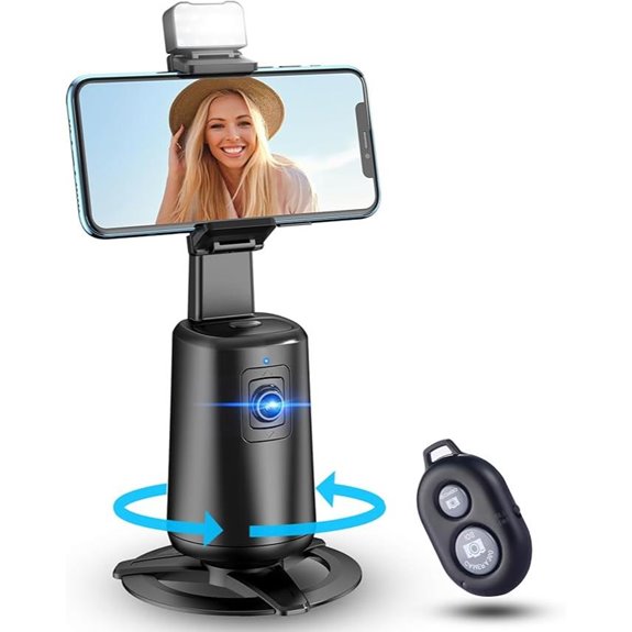 Auto Face Tracking Tripod with Gesture Remote Stand