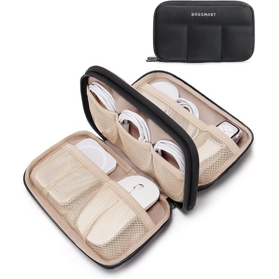 BAGSMART Electronics Organizer Travel Case for Cables