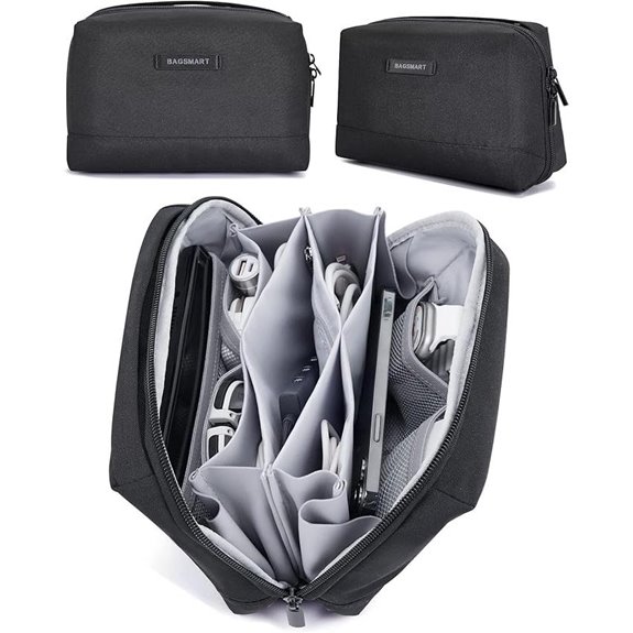 BAGSMART Travel Tech Organizer Pouch with Handle