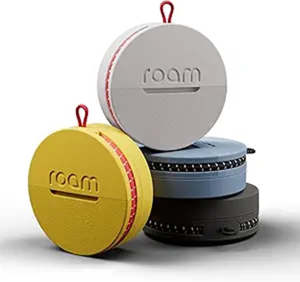 Roam Smart Tracker: Bluetooth Item Finder 4-Pack No Subscription