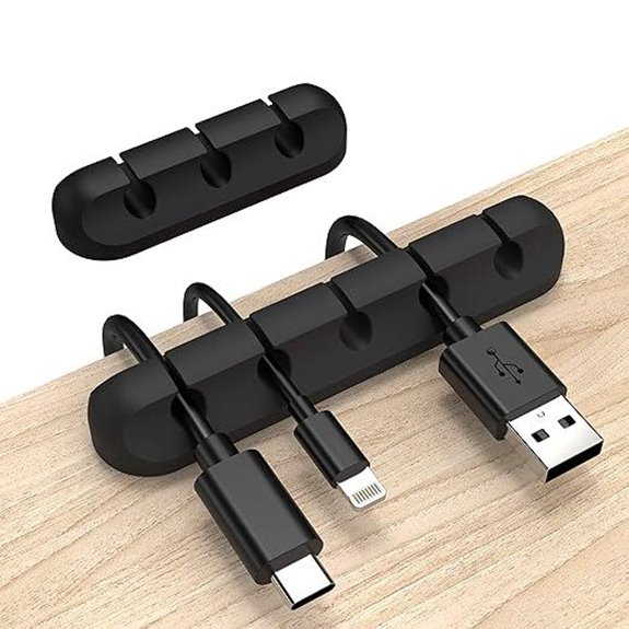 Cable Organizer Clips 2-Pack Car/Home/Office Cord Management