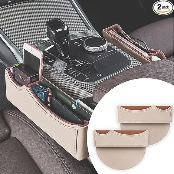 Car Seat Gap Organizer with Charging Port