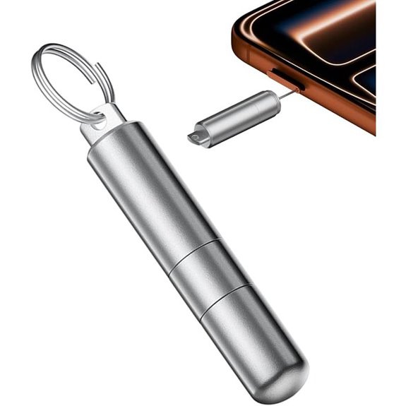 card eject tool cleaning brush pendant