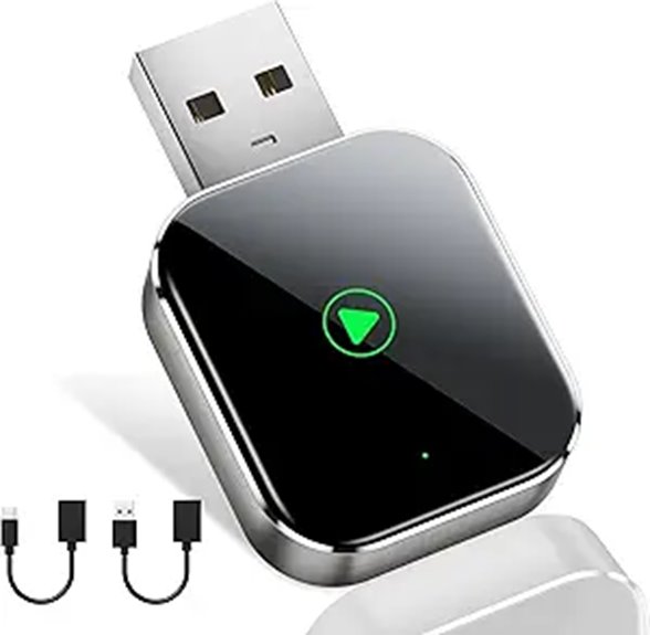 CarPlay Wireless Adapter for iPhone USB-C/Plug & Play