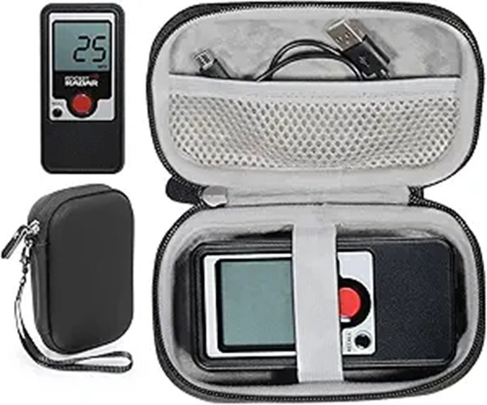CaseSack Portable Radar Case for Pocket Radar Coach