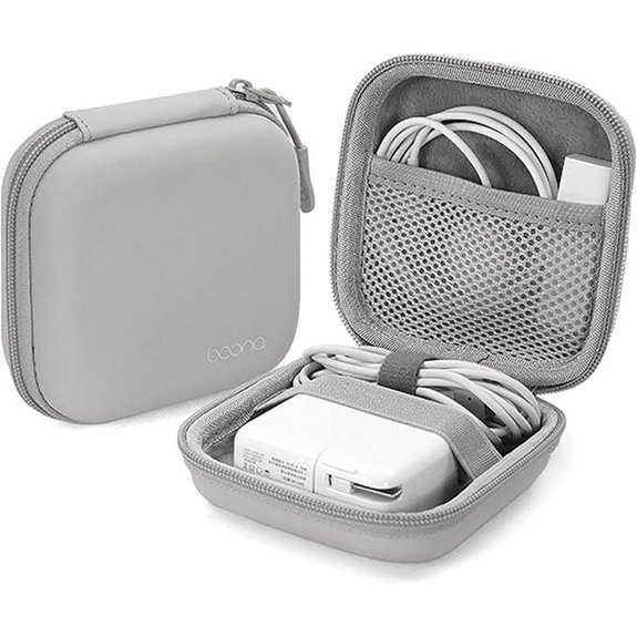 Charger Case for MacBook & Accessories Grey PU