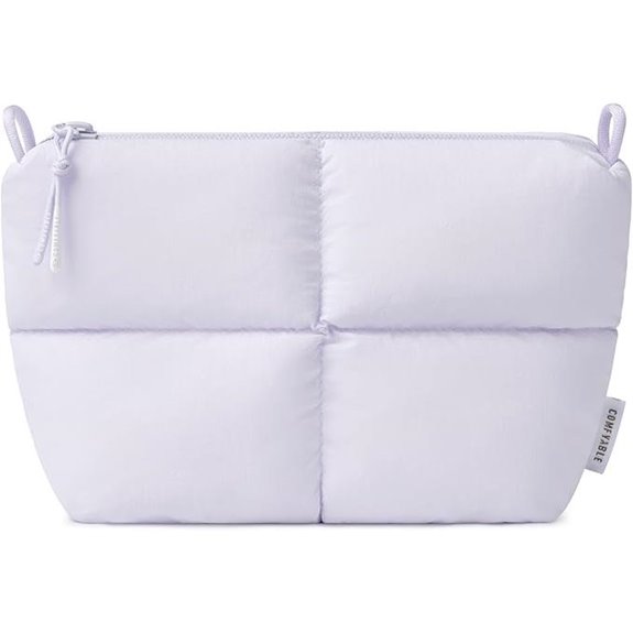 Comfyable Puffy Electronics Organizer Case for Travel Lavender