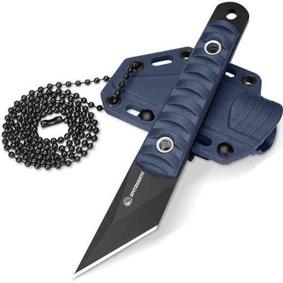 5.79 Compact Neck Knife with Blue Grip