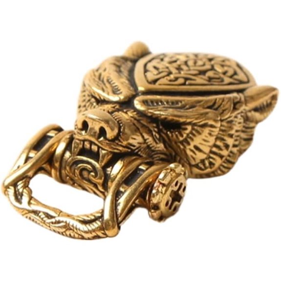 Eagle Head Keychain: Copper Zinc Alloy Durable