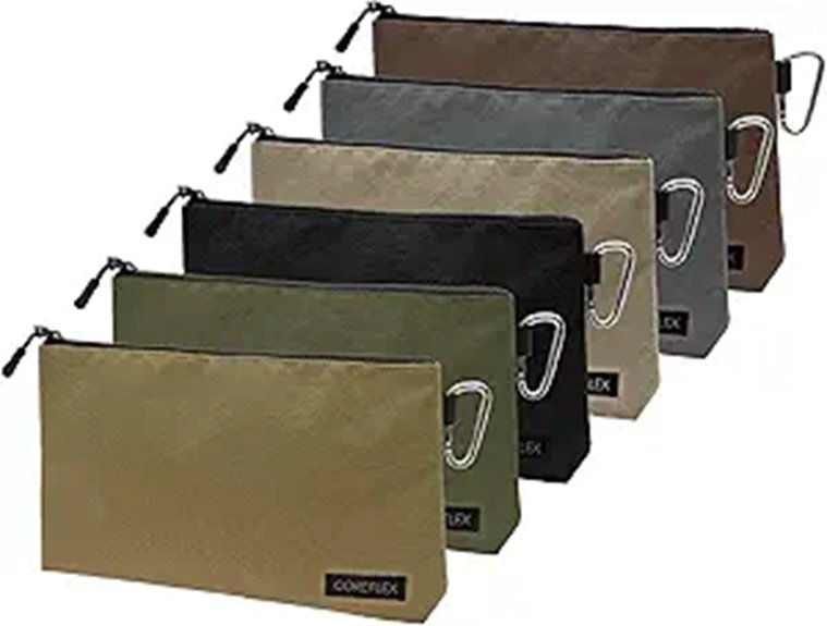 COREFLEX Premium Tool Pouch with Zipper (6 Pack)