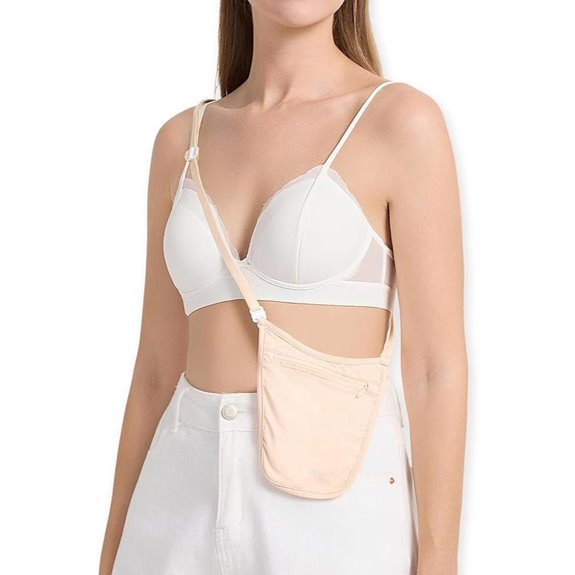 Crossbody RFID Money Belt with Cardholder