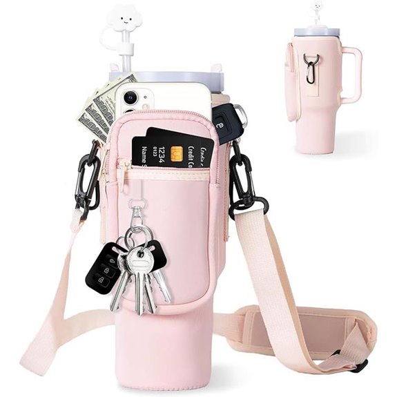 Dabria Water Bottle Carrier with Phone Pocket
