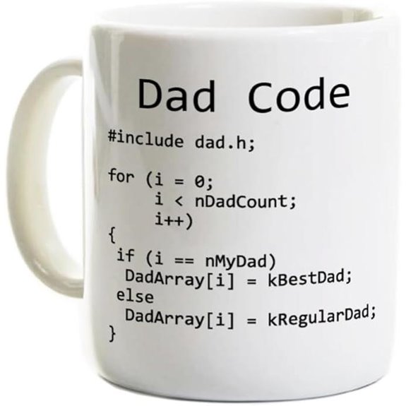 Dad Coding Programmer Coffee Mug Gift