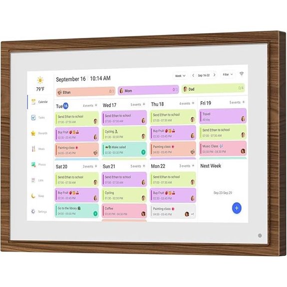 10.1 Digital Calendar Chore Chart with Touchscreen