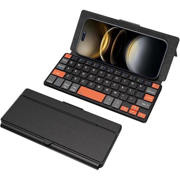 Doohoeek Universal Bluetooth Mini Keyboard with Stand